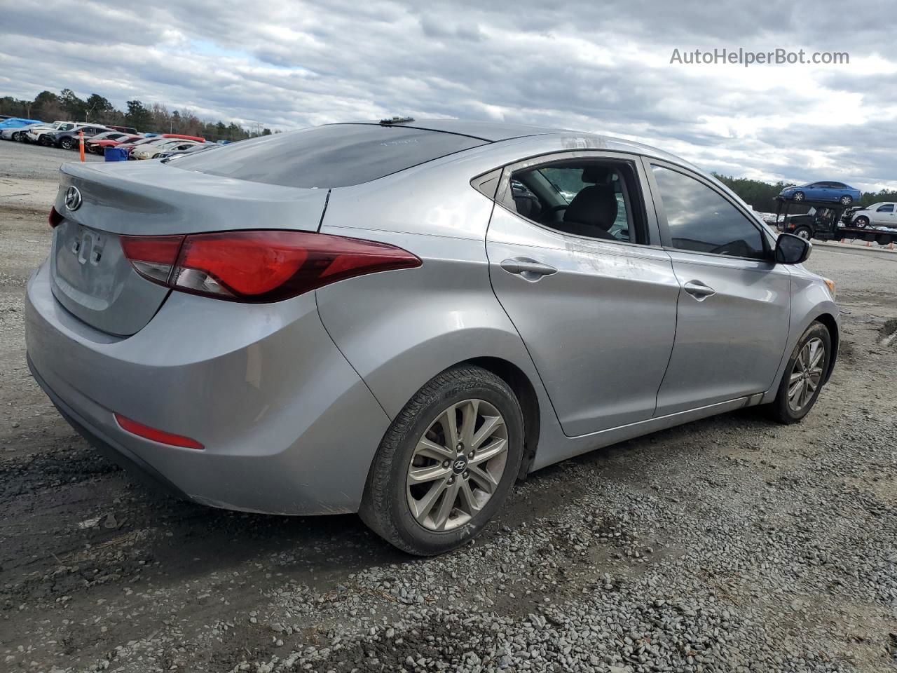 2016 Hyundai Elantra Se Серебряный vin: 5NPDH4AE2GH729903