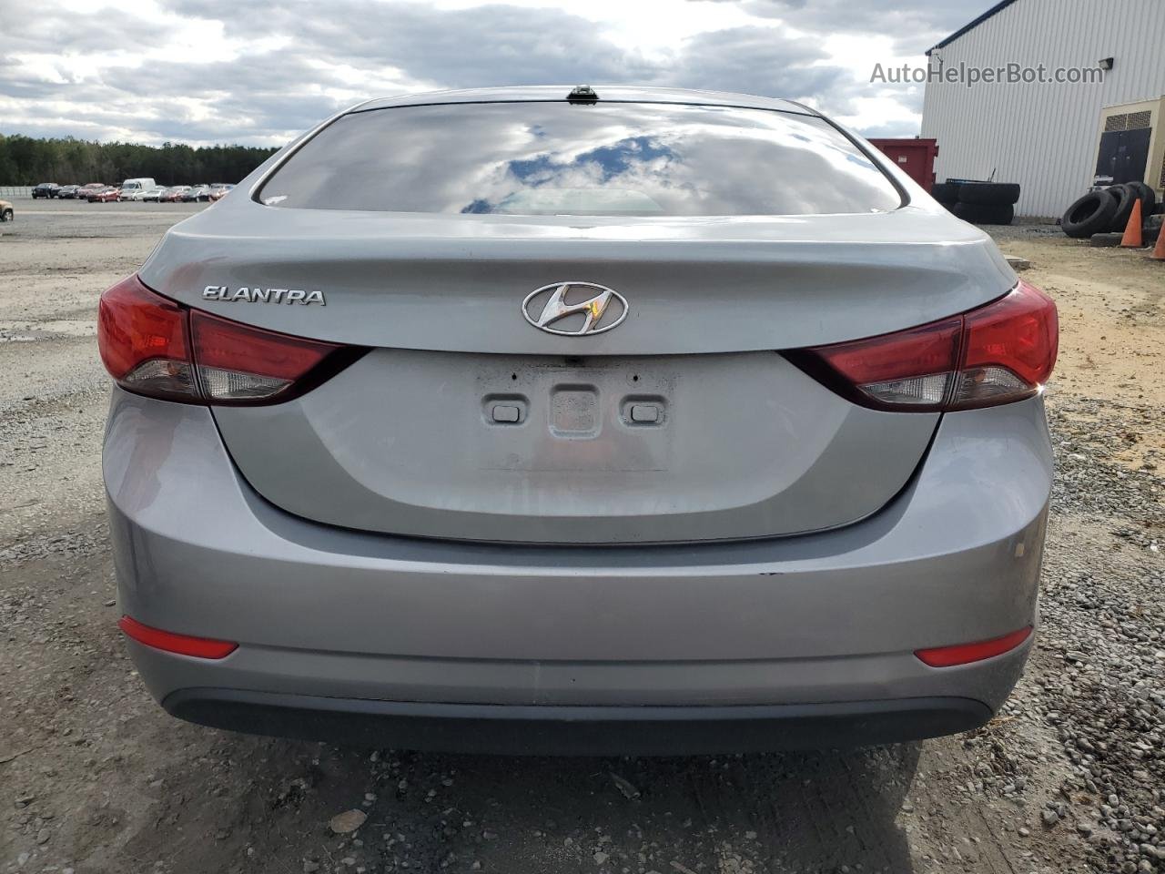 2016 Hyundai Elantra Se Silver vin: 5NPDH4AE2GH729903