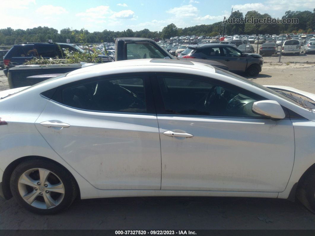 2016 Hyundai Elantra Value Edition White vin: 5NPDH4AE2GH732963