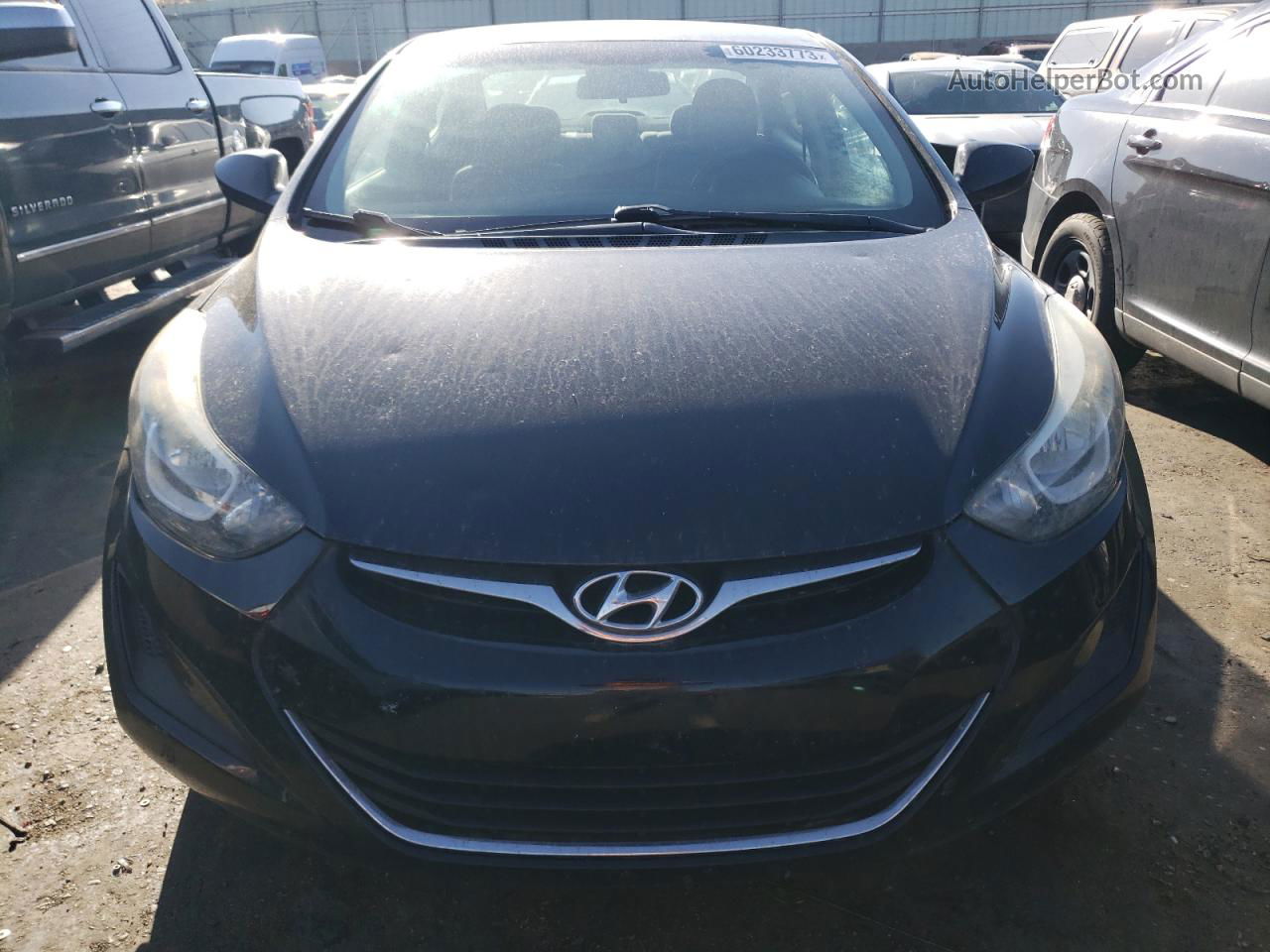 2016 Hyundai Elantra Se Черный vin: 5NPDH4AE2GH737919