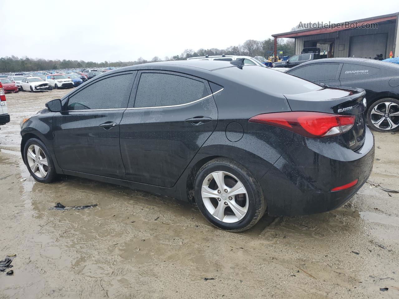 2016 Hyundai Elantra Se Black vin: 5NPDH4AE2GH740285