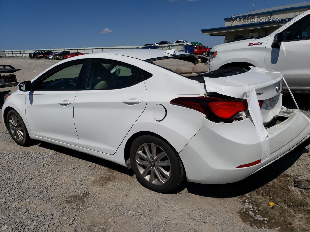 2016 Hyundai Elantra Se Gray vin: 5NPDH4AE2GH757779