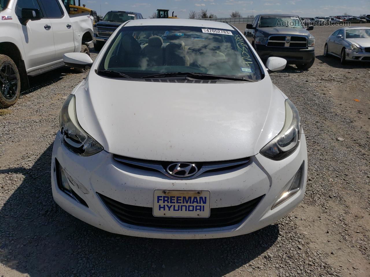 2016 Hyundai Elantra Se Gray vin: 5NPDH4AE2GH757779