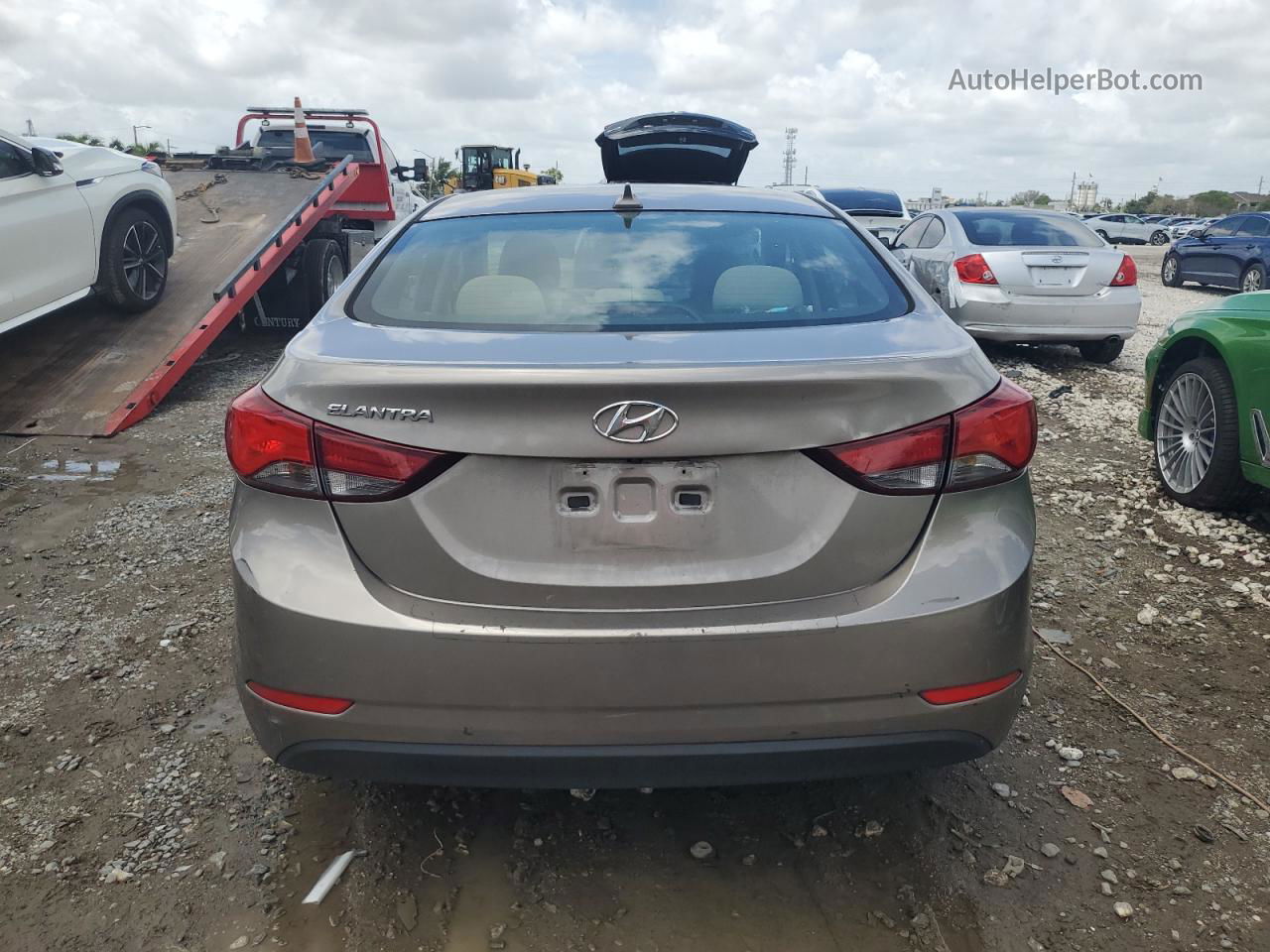 2016 Hyundai Elantra Se Коричневый vin: 5NPDH4AE2GH759225