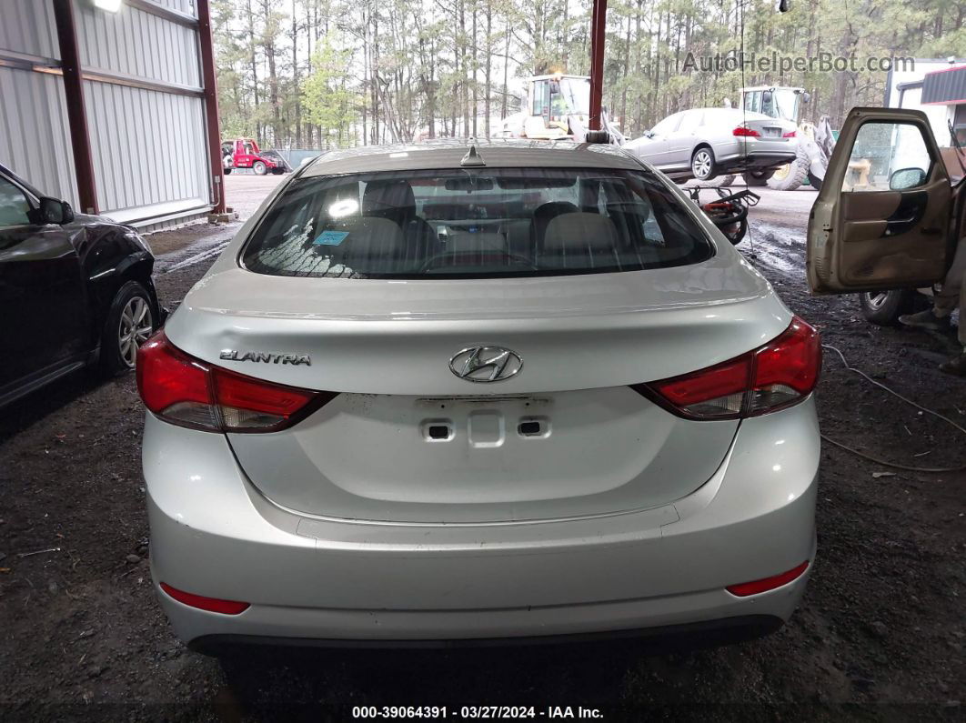 2016 Hyundai Elantra Se Silver vin: 5NPDH4AE2GH761315