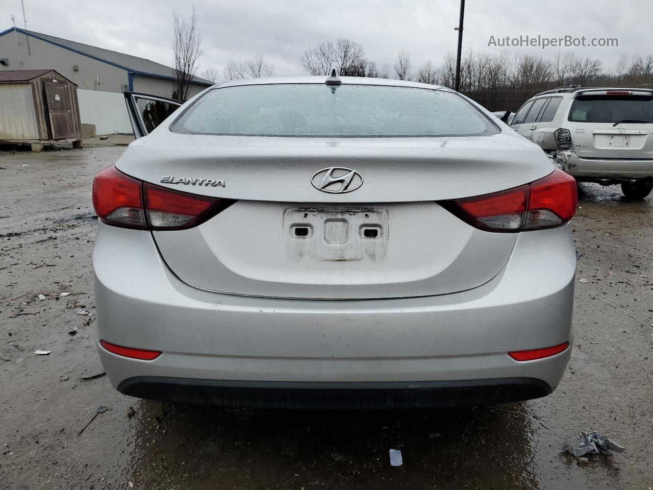 2016 Hyundai Elantra Se Silver vin: 5NPDH4AE2GH769155