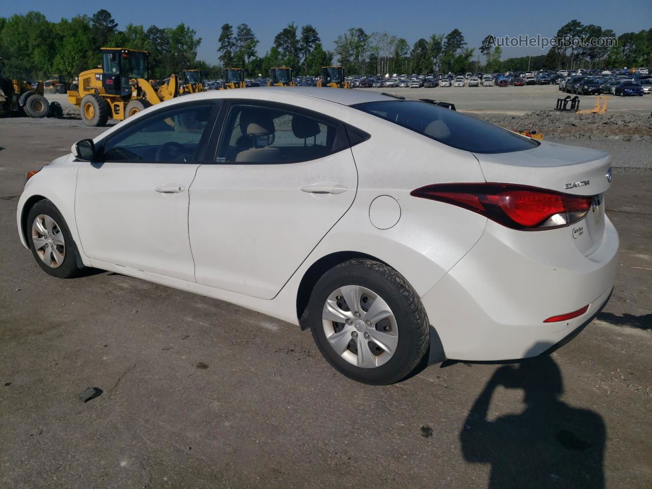 2016 Hyundai Elantra Se Белый vin: 5NPDH4AE2GH770113