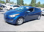 2016 Hyundai Elantra Se Blue vin: 5NPDH4AE2GH777434