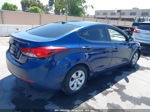 2016 Hyundai Elantra Se Blue vin: 5NPDH4AE2GH777434