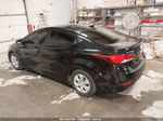 2016 Hyundai Elantra Se Black vin: 5NPDH4AE2GH786652