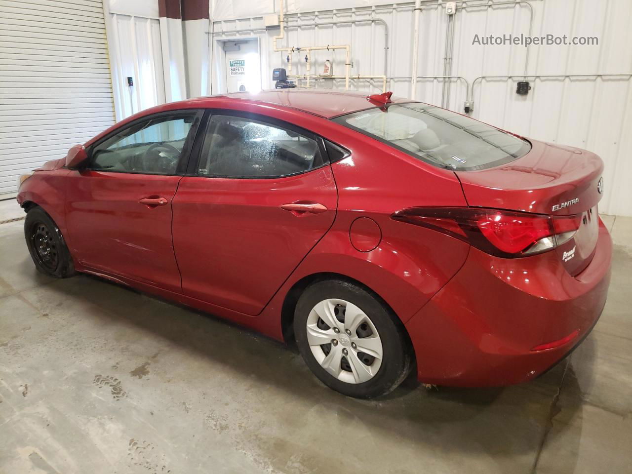 2016 Hyundai Elantra Se Red vin: 5NPDH4AE2GH787493