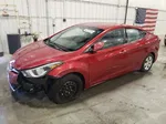 2016 Hyundai Elantra Se Red vin: 5NPDH4AE2GH787493