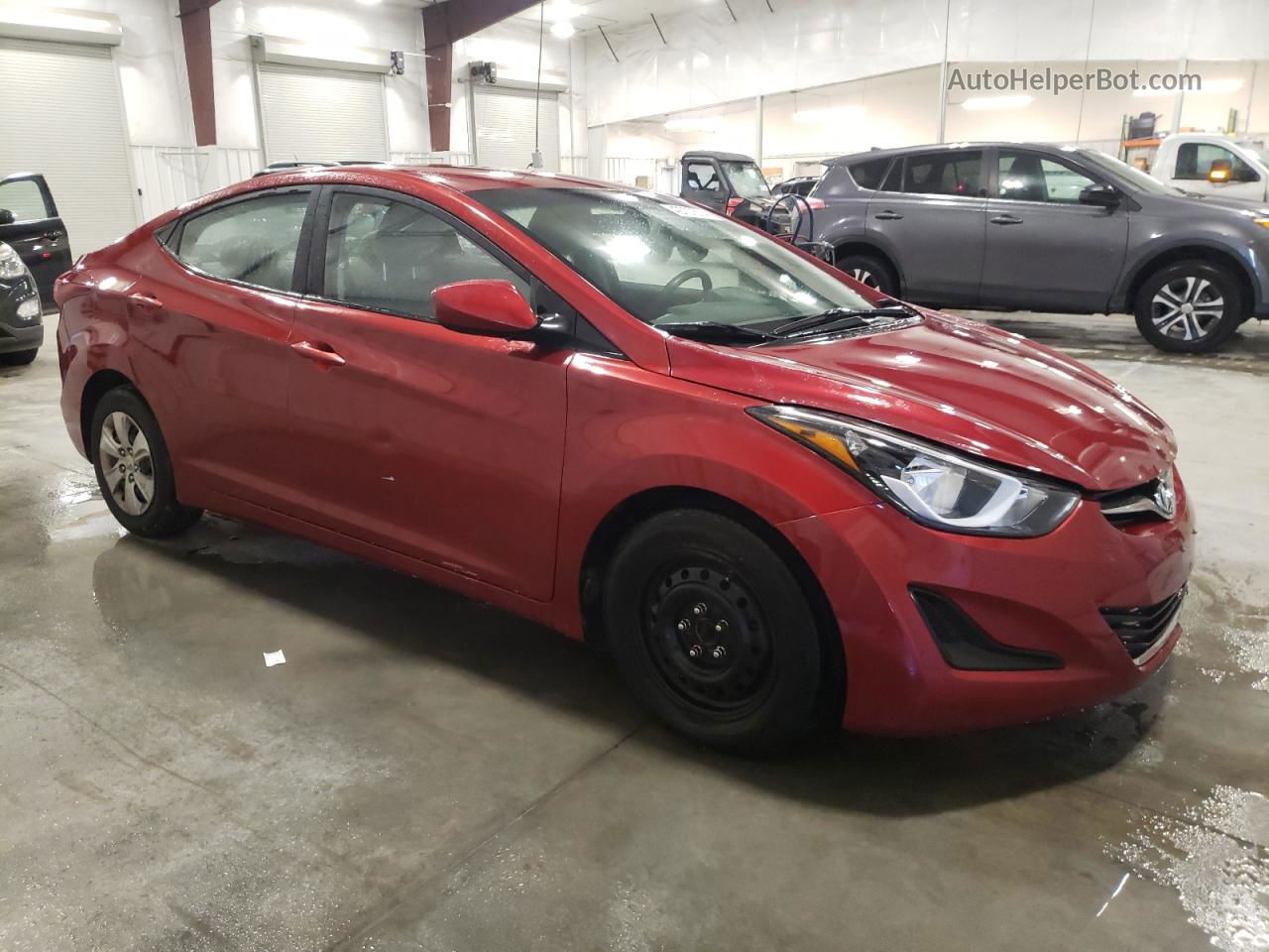 2016 Hyundai Elantra Se Red vin: 5NPDH4AE2GH787493