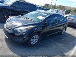 2016 Hyundai Elantra Se Black vin: 5NPDH4AE2GH792855