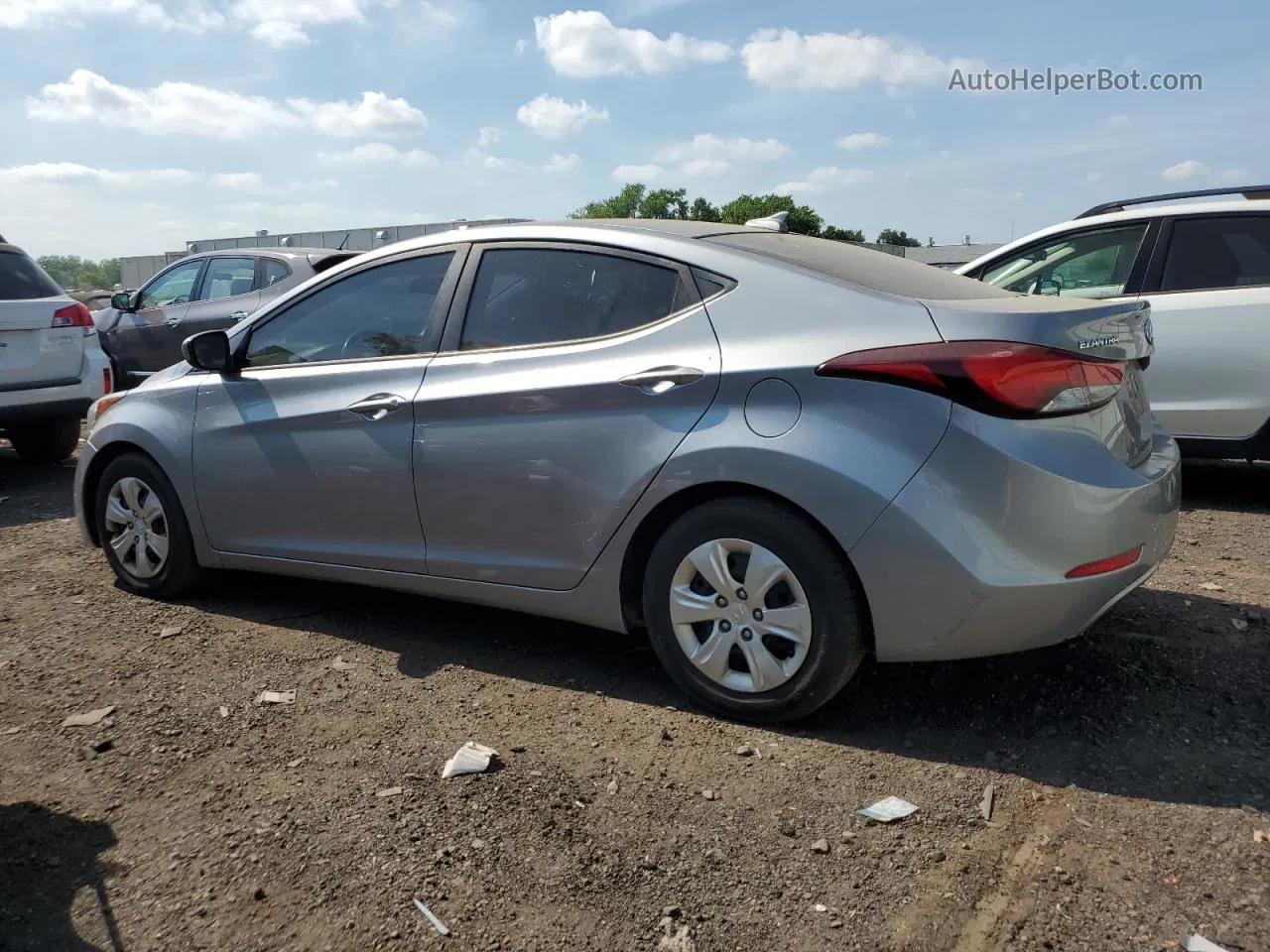 2016 Hyundai Elantra Se Silver vin: 5NPDH4AE2GH797456