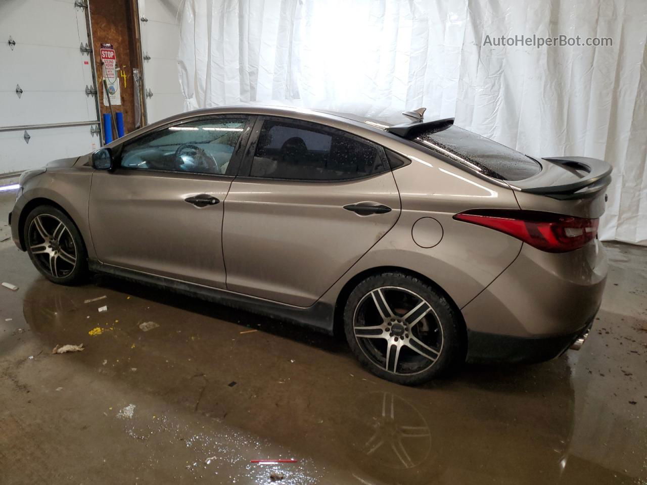 2011 Hyundai Elantra Gls Cream vin: 5NPDH4AE3BH037061