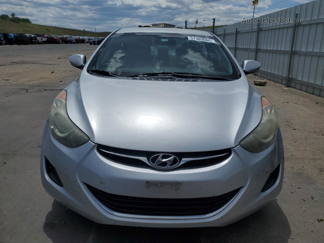 2011 Hyundai Elantra Gls Silver vin: 5NPDH4AE3BH044494