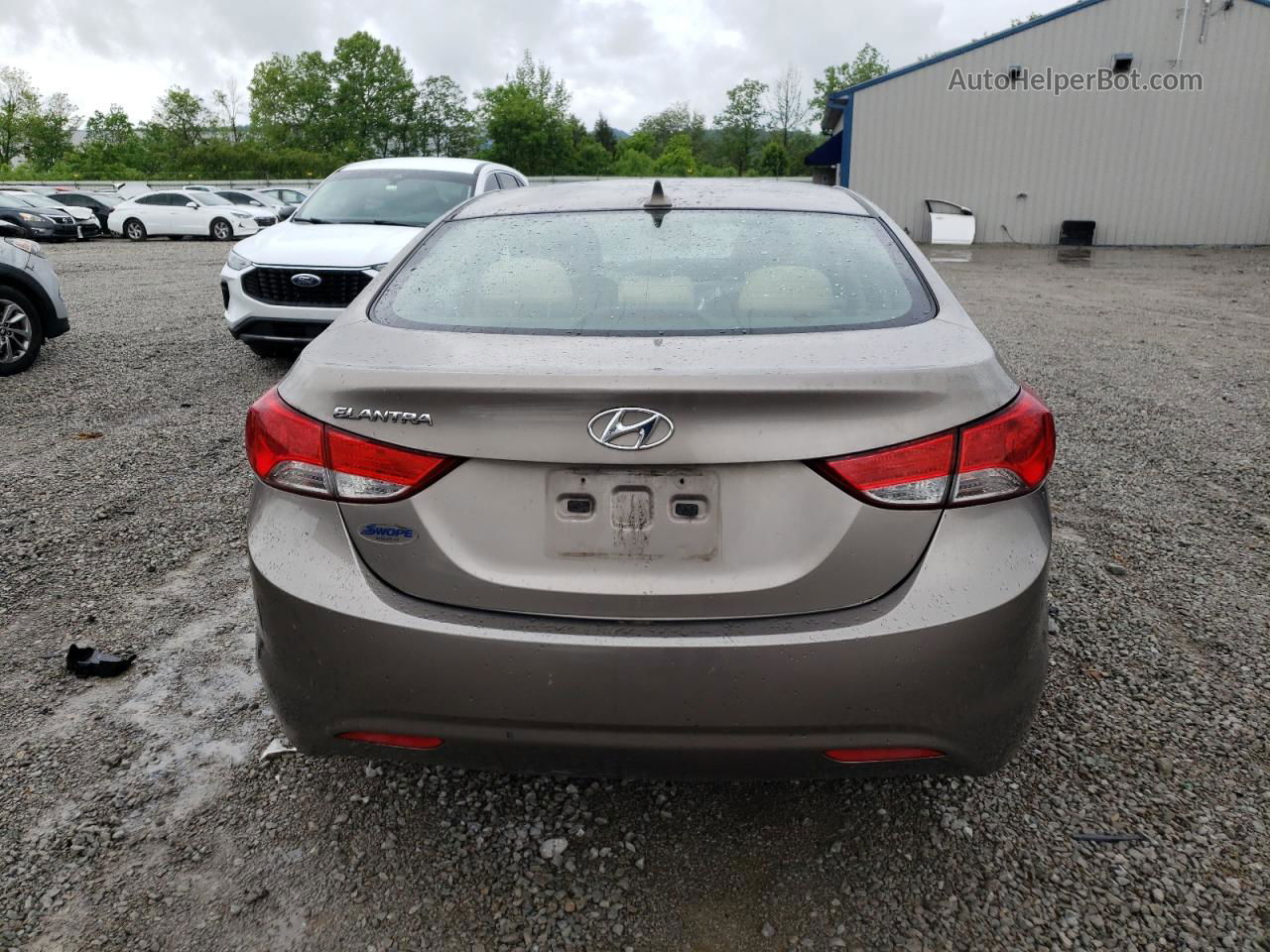 2011 Hyundai Elantra Gls Brown vin: 5NPDH4AE3BH060081