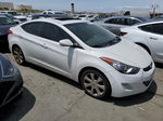 2012 Hyundai Elantra Gls White vin: 5NPDH4AE3CH118790