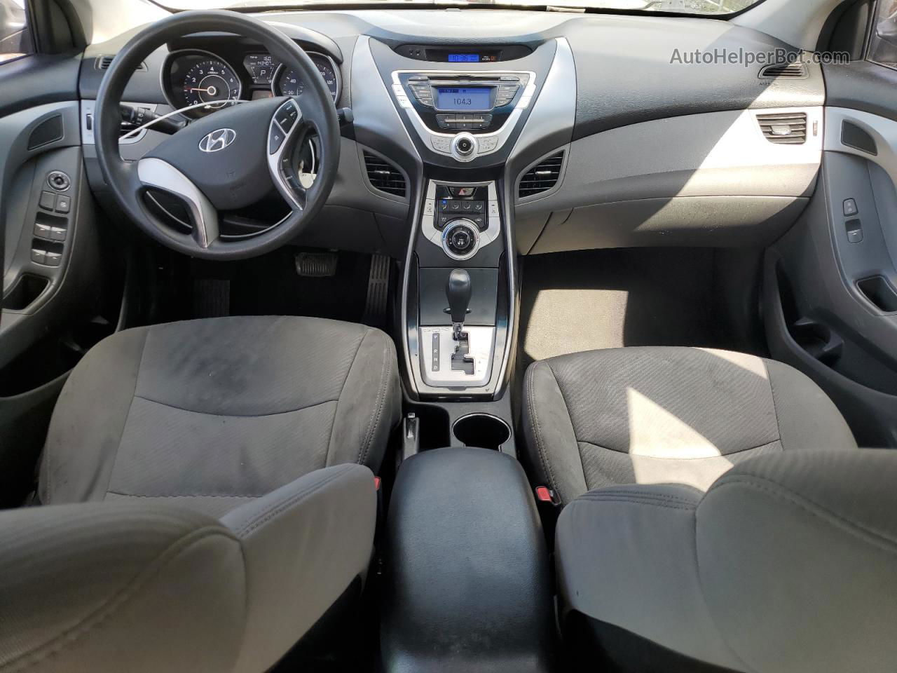 2012 Hyundai Elantra Gls Серый vin: 5NPDH4AE3CH125674