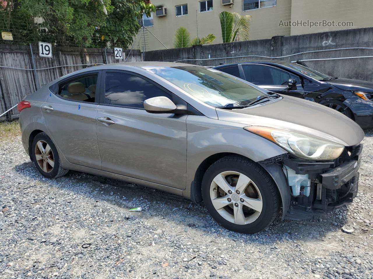 2012 Hyundai Elantra Gls Gold vin: 5NPDH4AE3CH126579