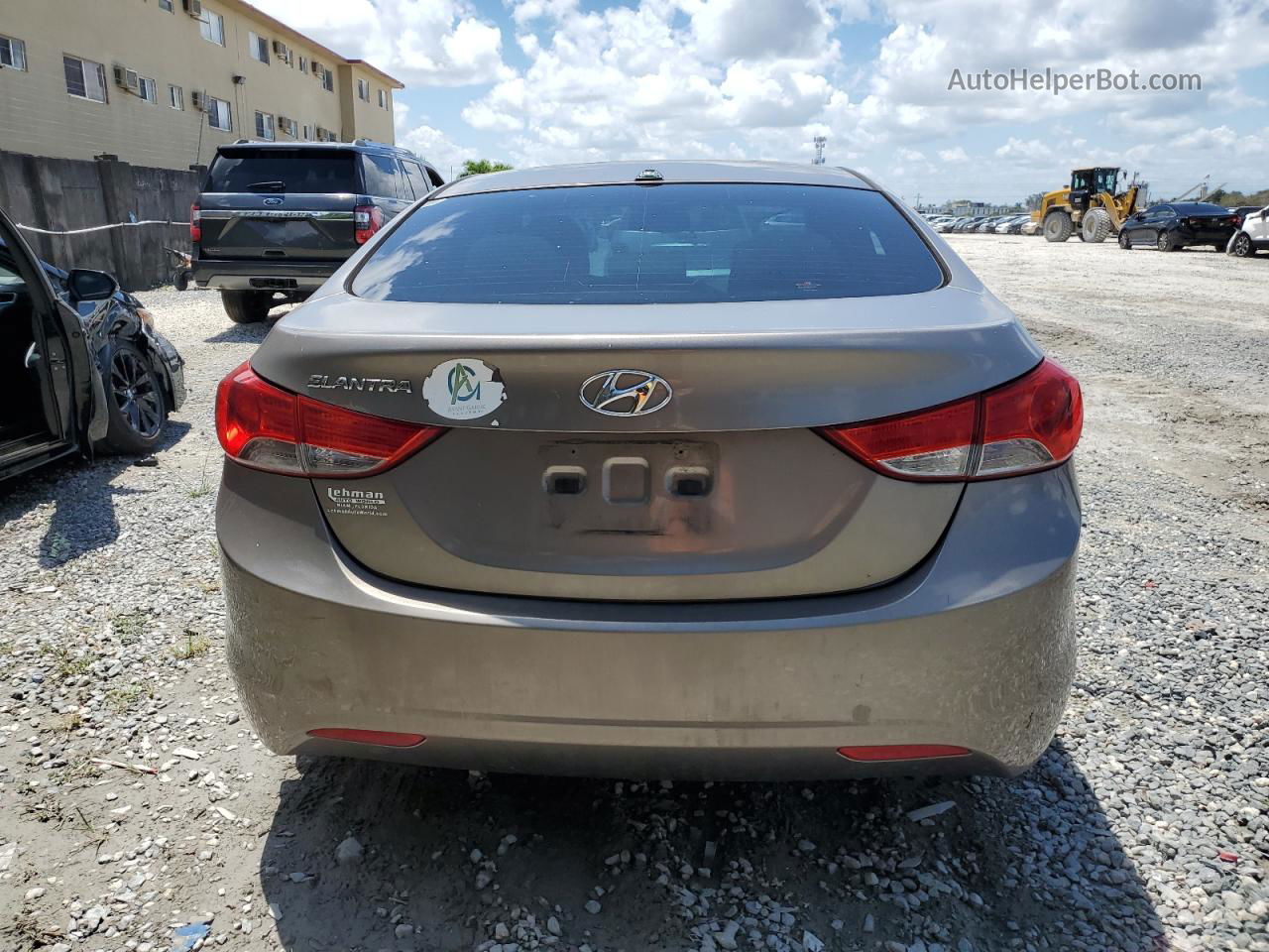 2012 Hyundai Elantra Gls Gold vin: 5NPDH4AE3CH126579