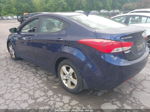 2012 Hyundai Elantra Gls Blue vin: 5NPDH4AE3CH150994