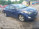 2012 Hyundai Elantra Gls Blue vin: 5NPDH4AE3CH150994