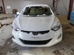 2013 Hyundai Elantra Gls White vin: 5NPDH4AE3DH170549