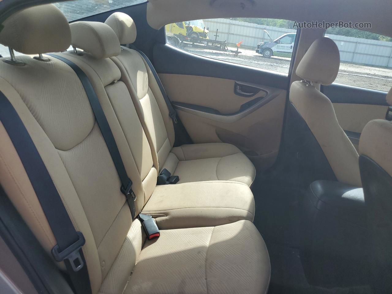 2013 Hyundai Elantra Gls Бежевый vin: 5NPDH4AE3DH201928