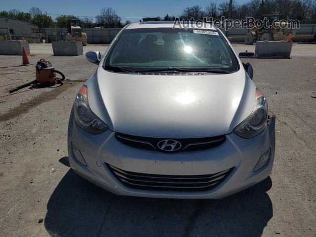 2013 Hyundai Elantra Gls Серебряный vin: 5NPDH4AE3DH237697