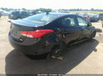 2013 Hyundai Elantra Limited Pzev Черный vin: 5NPDH4AE3DH279531