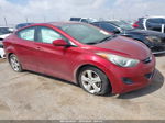 2013 Hyundai Elantra Gls Red vin: 5NPDH4AE3DH361176