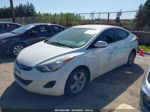 2013 Hyundai Elantra Gls White vin: 5NPDH4AE3DH385154