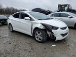 2013 Hyundai Elantra Gls White vin: 5NPDH4AE3DH431727