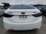 2013 Hyundai Elantra Gls White vin: 5NPDH4AE3DH431727