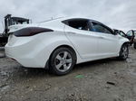 2013 Hyundai Elantra Gls White vin: 5NPDH4AE3DH431727