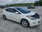 2013 Hyundai Elantra Gls White vin: 5NPDH4AE3DH438032