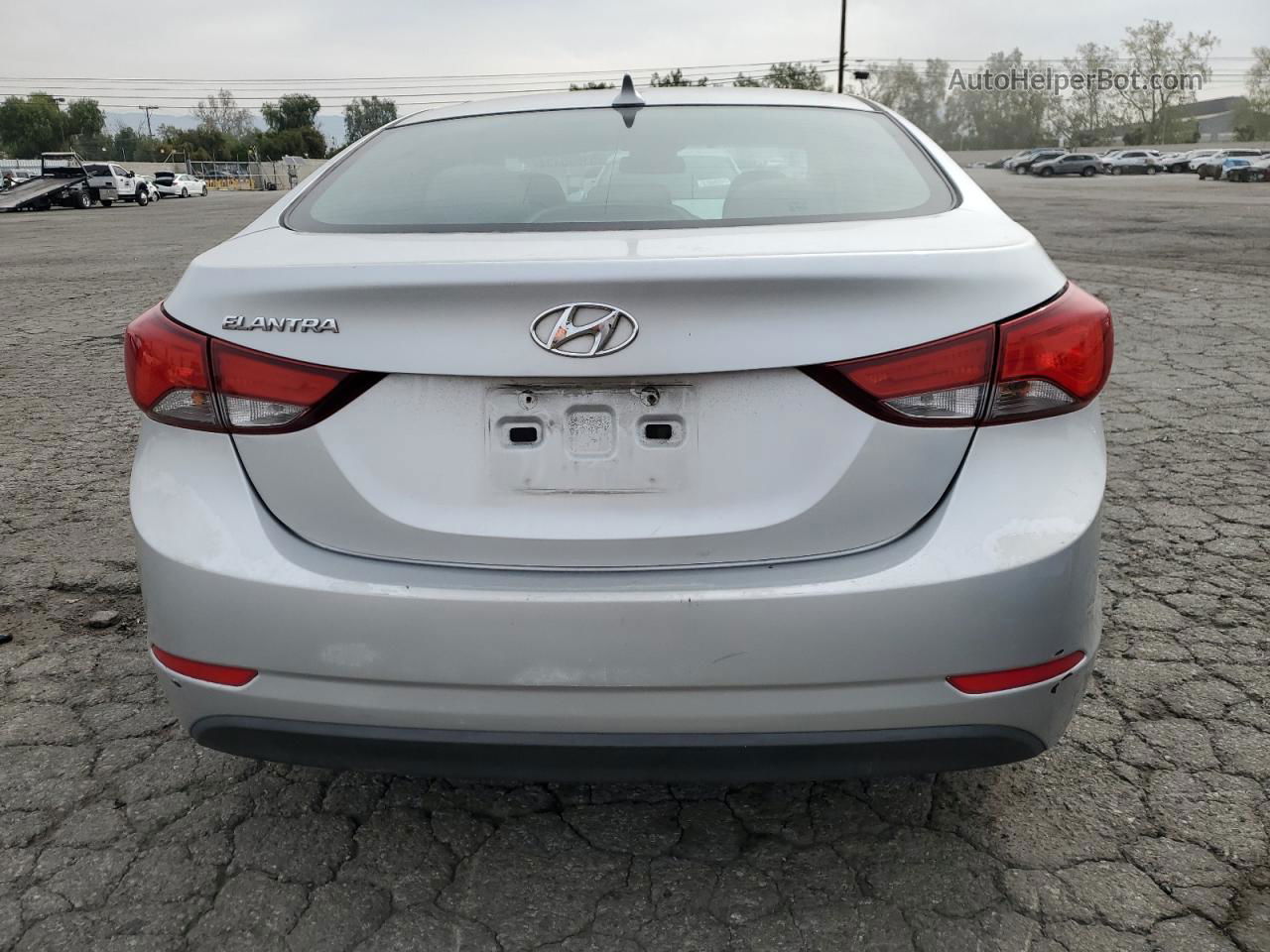 2014 Hyundai Elantra Se Silver vin: 5NPDH4AE3EH455639