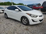 2014 Hyundai Elantra Se White vin: 5NPDH4AE3EH474157