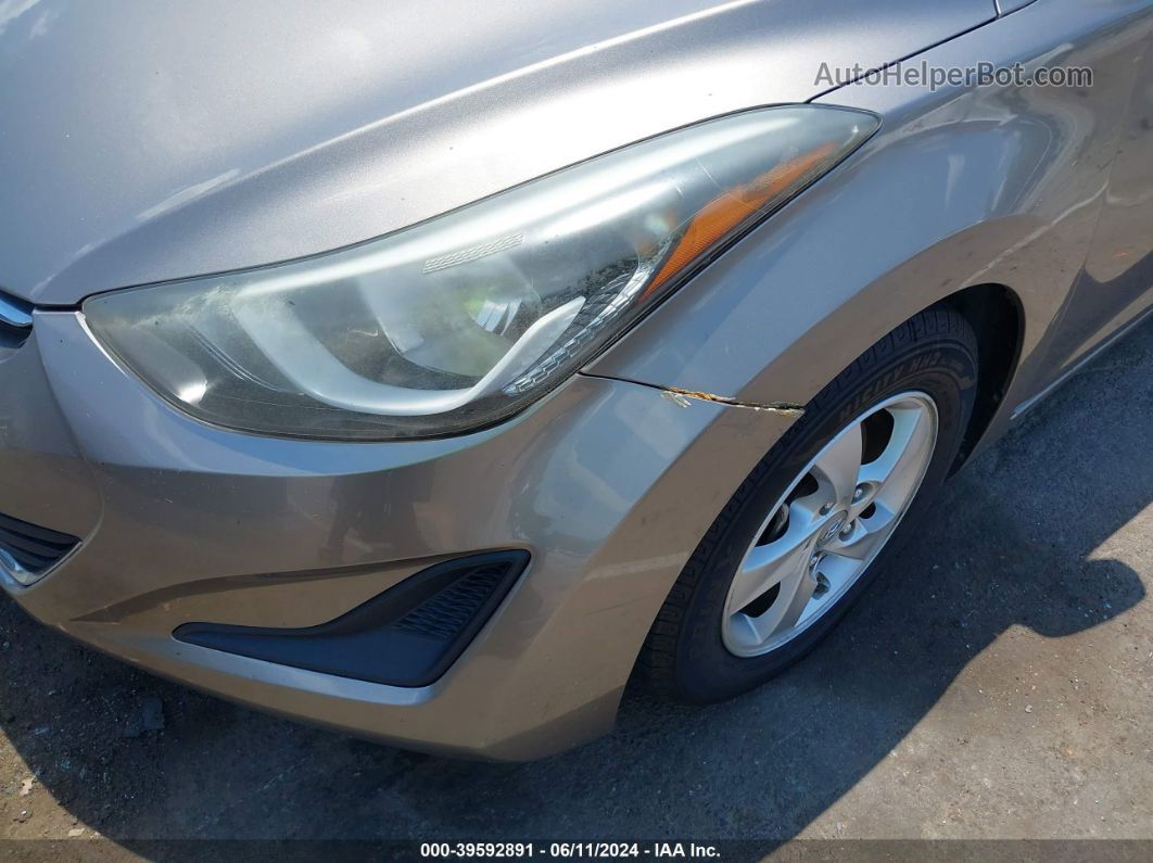 2014 Hyundai Elantra Se Золотой vin: 5NPDH4AE3EH477138