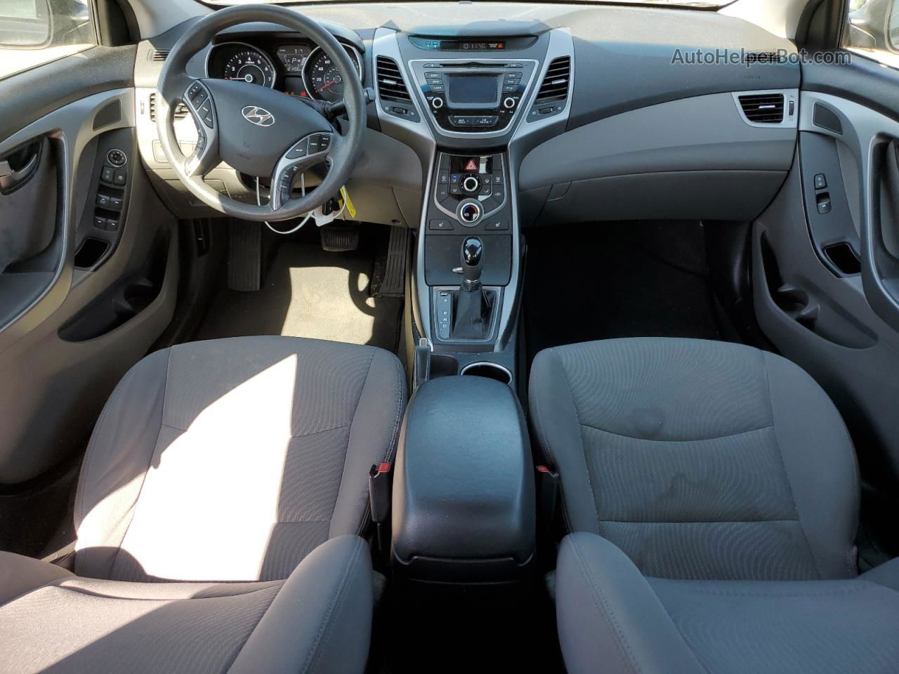 2014 Hyundai Elantra Se Черный vin: 5NPDH4AE3EH477737