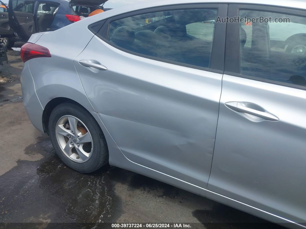 2014 Hyundai Elantra Se Silver vin: 5NPDH4AE3EH489080