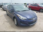 2014 Hyundai Elantra Se Blue vin: 5NPDH4AE3EH490424