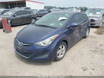 2014 Hyundai Elantra Se Blue vin: 5NPDH4AE3EH490424