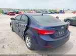 2014 Hyundai Elantra Se Blue vin: 5NPDH4AE3EH490424