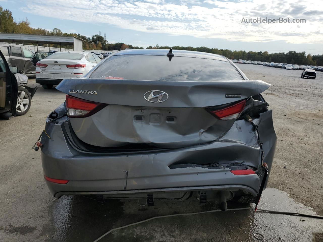 2014 Hyundai Elantra Se Silver vin: 5NPDH4AE3EH491198