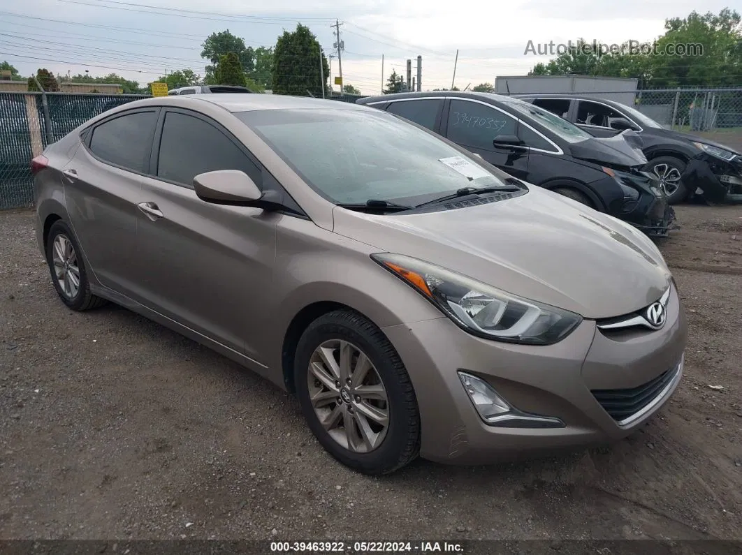 2014 Hyundai Elantra Se Gold vin: 5NPDH4AE3EH493291