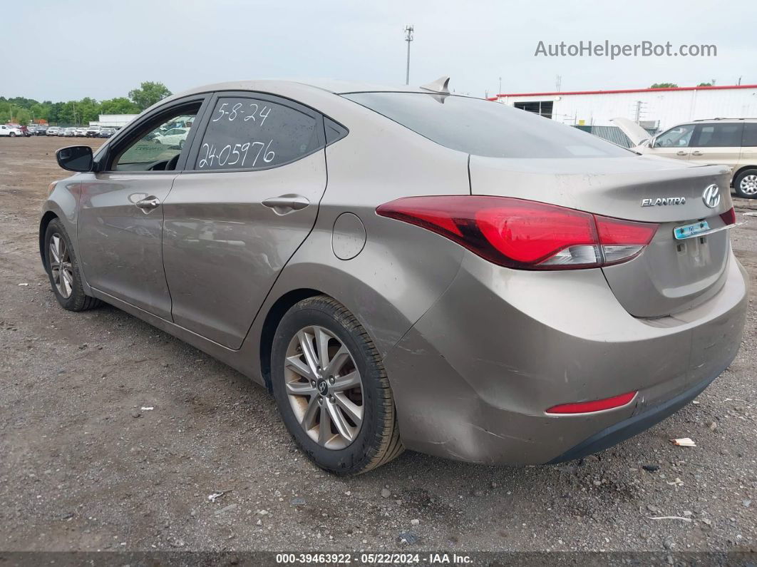 2014 Hyundai Elantra Se Gold vin: 5NPDH4AE3EH493291