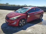 2014 Hyundai Elantra Se Burgundy vin: 5NPDH4AE3EH499382